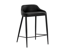 Sunpan 111081 - Astra Counter Stool - Black - Nightfall Black
